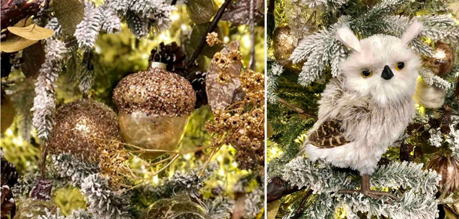 Ель Дизайнерская Украшенная Декором Christmas tree Premium Winter Night - фото №1