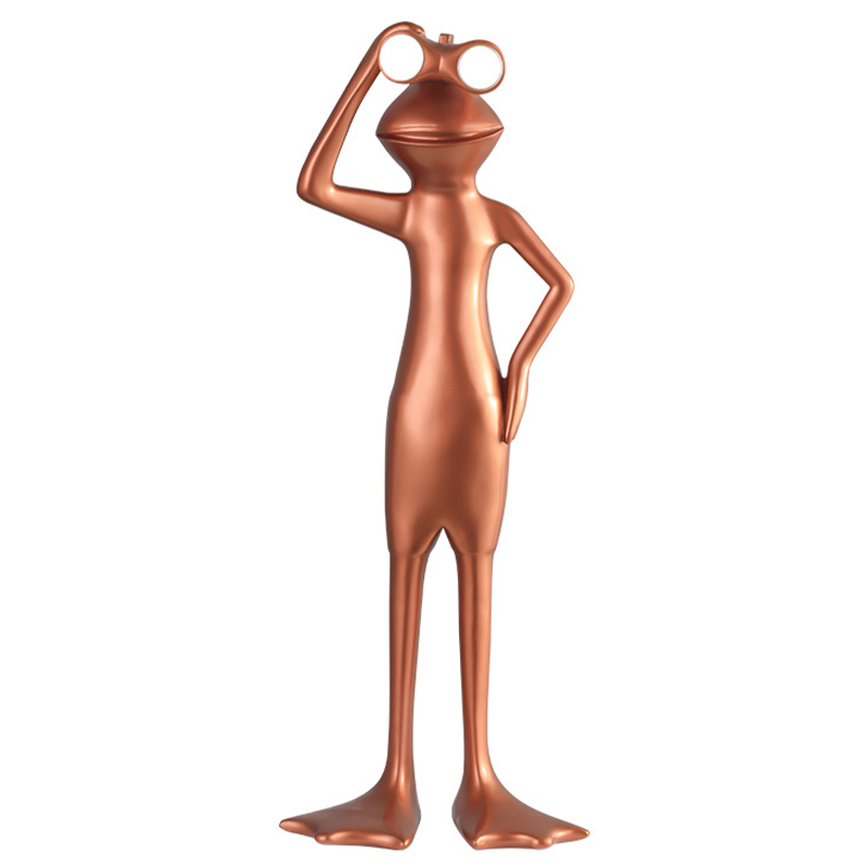 Настольная лампа Resort Frog With Binoculars Lamp Золотой Настольная лампа Resort Frog With Binoculars Lamp Золотой в Костроме | Loft Concept