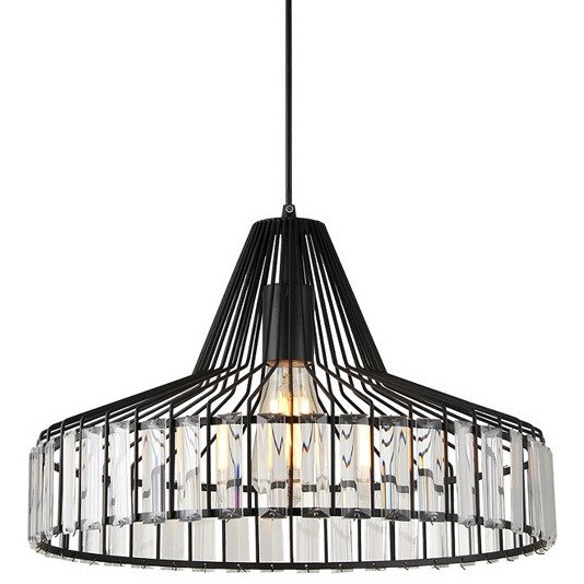 Подвесной светильник Glass Plate Pendant Sertop Черный Подвесной светильник Glass Plate Pendant Sertop Черный в Костроме | Loft Concept