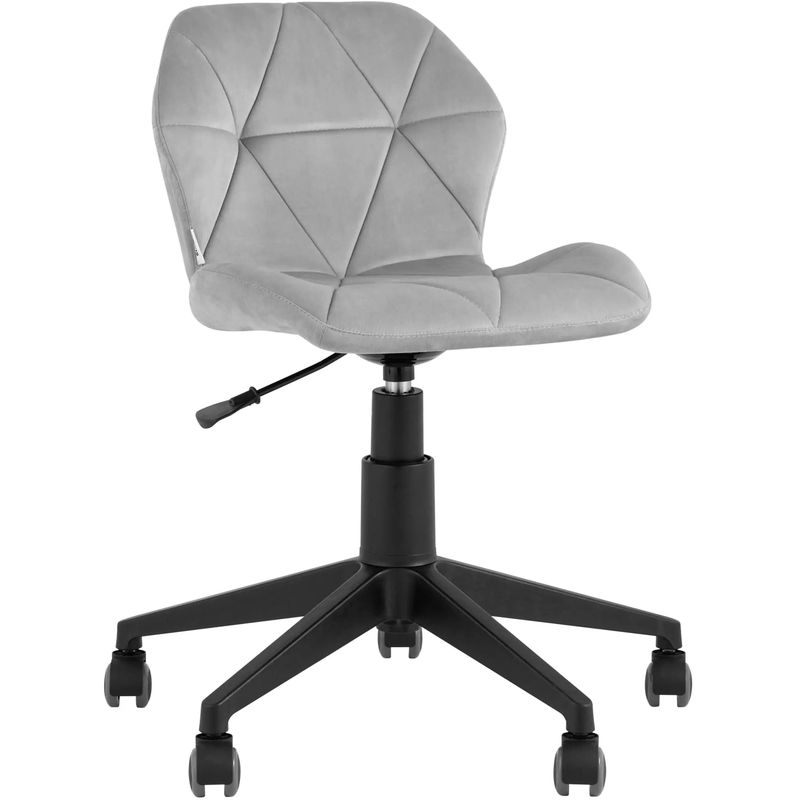 Офисный Стул Jeroen Chair Серый Велюр Светло-серый Черный Офисный Стул Jeroen Chair Серый Велюр Светло-серый Черный в Костроме | Loft Concept