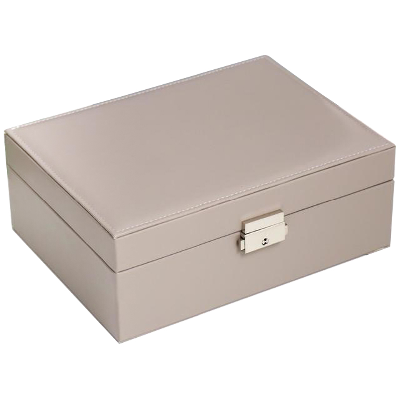 Шкатулка Blanford Jewerly Organizer Box gray beige Бежево-серый Шкатулка Blanford Jewerly Organizer Box gray beige Бежево-серый в Костроме | Loft Concept