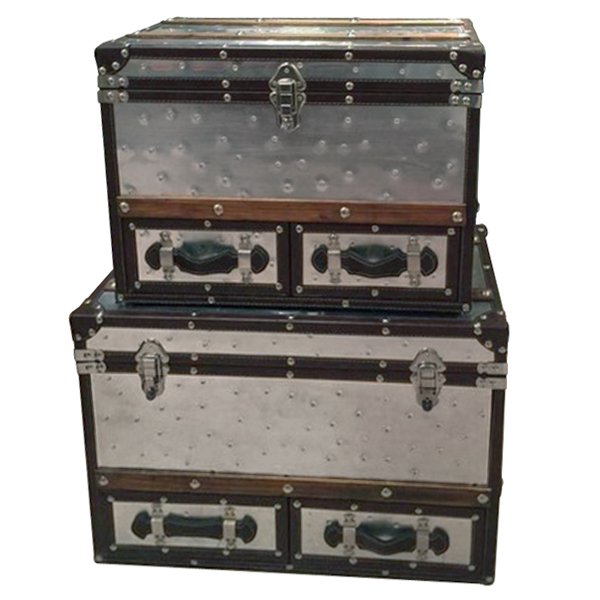 Сундук Aluminum ostrich trunk Сундук Aluminum ostrich trunk в Костроме | Loft Concept