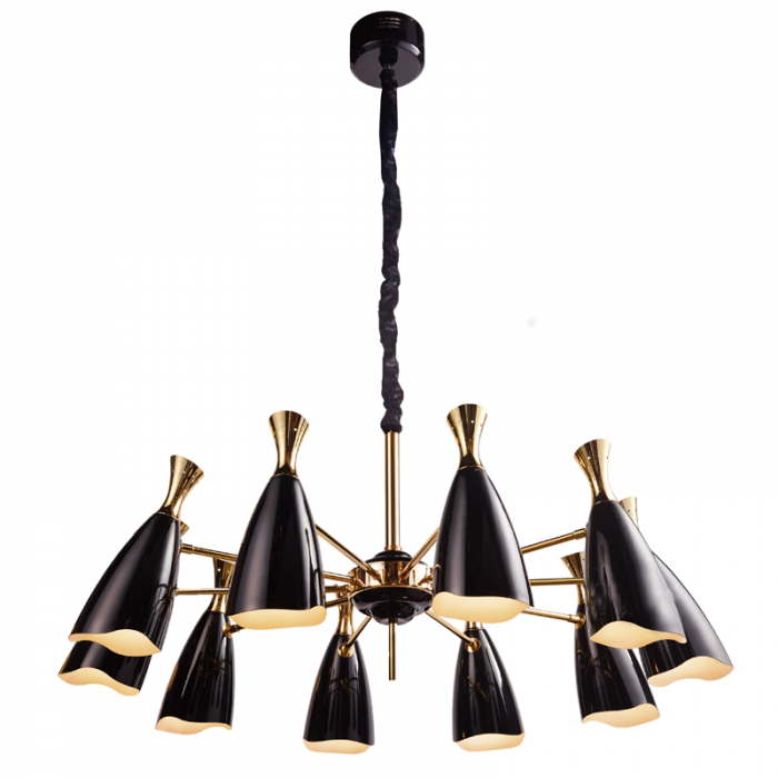 Люстра Delightfull Duke Chandelier Черный Люстра Delightfull Duke Chandelier Черный в Костроме | Loft Concept