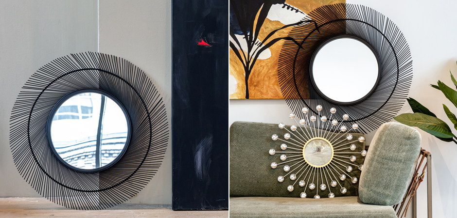Зеркало Black Comet Mirror Зеркало Black Comet Mirror - Loft-Concept в Костроме
