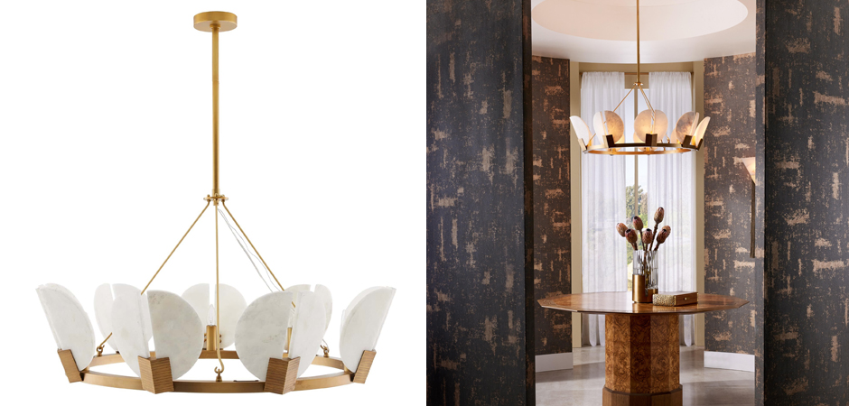 Люстра Arteriors SIERRA CHANDELIER GOLD Люстра Arteriors SIERRA CHANDELIER GOLD - Loft-Concept в Костроме