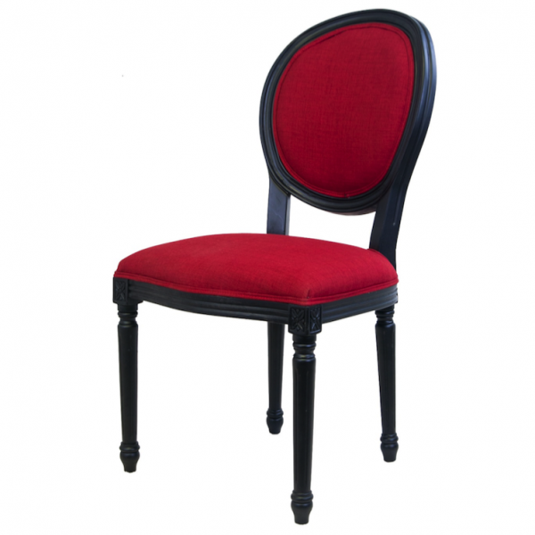 Стул French chairs Provence Red Chair Красный Черный Стул French chairs Provence Red Chair Красный Черный в Костроме | Loft Concept