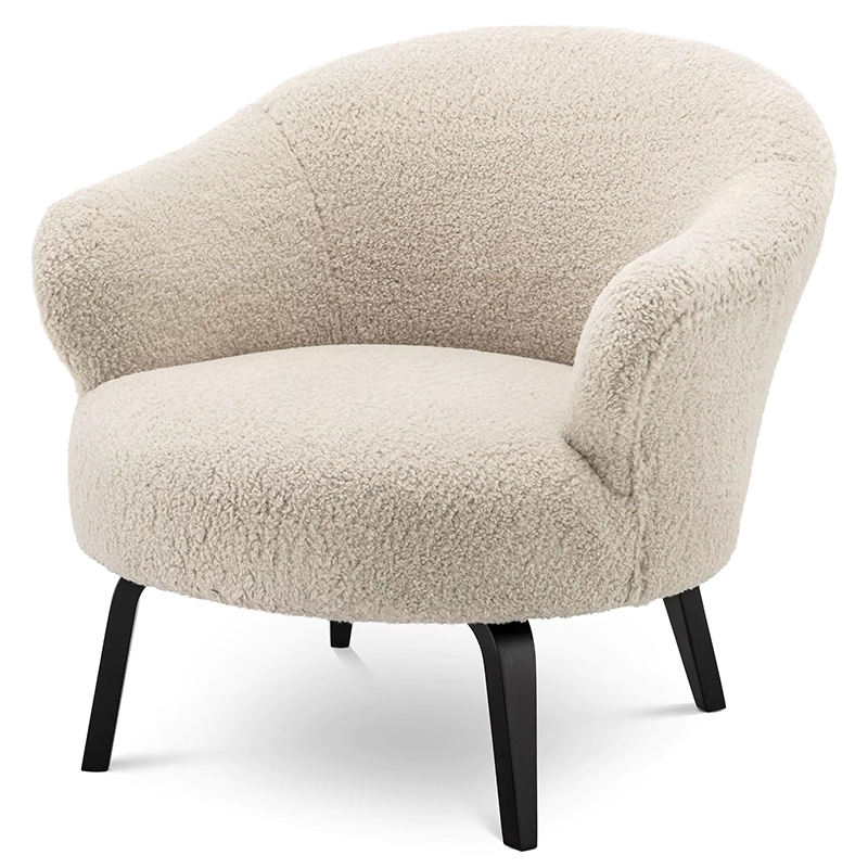Кресло Eichholtz Chair Moretti Бежевый Черный Бежевый Черный Кресло Eichholtz Chair Moretti Бежевый Черный Бежевый Черный в Костроме | Loft Concept