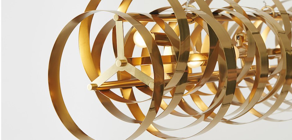 Люстра Brass Belts Chandelier Люстра Brass Belts Chandelier - Loft-Concept в Костроме