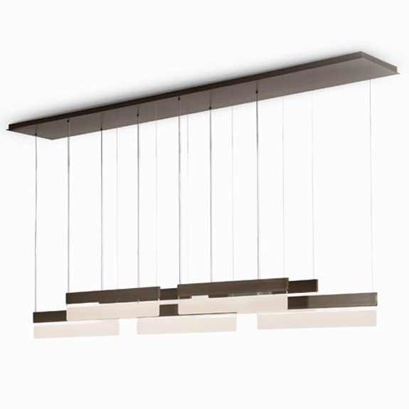 Люстра Holly Hunt EDGE CHANDELIER 7 Коричневый Белый Люстра Holly Hunt EDGE CHANDELIER 7 Коричневый Белый в Костроме | Loft Concept