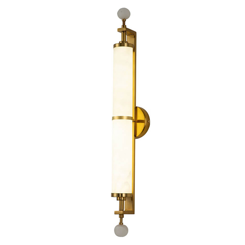 Бра Chantel Marble Wall Lamp M Латунь Белый Бра Chantel Marble Wall Lamp M Латунь Белый в Костроме | Loft Concept