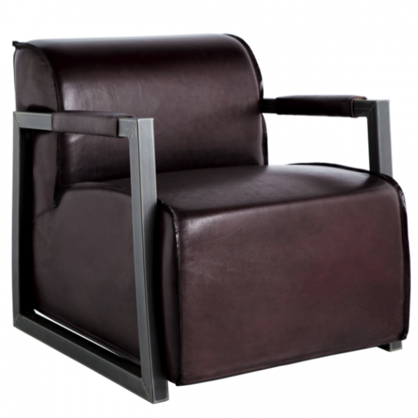 Кресло Leather Tank Коричневый Кресло Leather Tank Коричневый в Костроме | Loft Concept