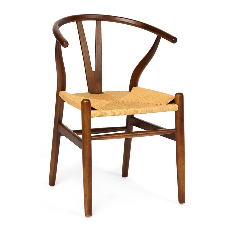 Стул Scandinavian Hand Weaving Elm ручное плетение Орех Бежевый Стул Scandinavian Hand Weaving Elm ручное плетение Орех Бежевый в Костроме | Loft Concept