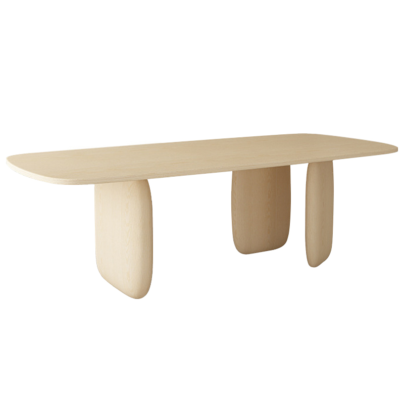 Обеденный стол Colon Dining Table Древесина Бежевый Обеденный стол Colon Dining Table Древесина Бежевый в Костроме | Loft Concept
