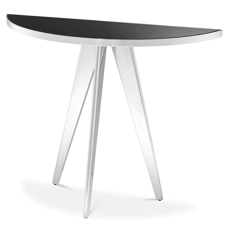 Консоль Eichholtz Console Table Aston Черный Хром Консоль Eichholtz Console Table Aston Черный Хром в Костроме | Loft Concept