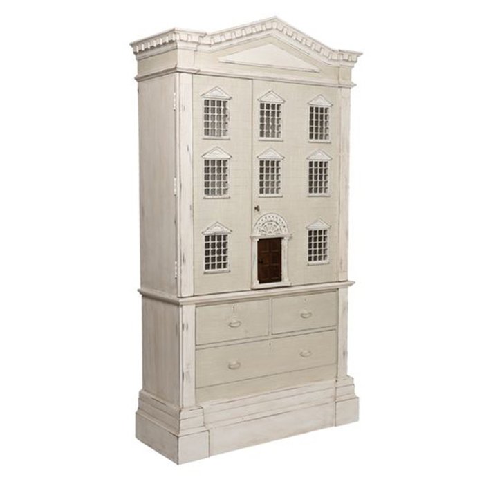 Шкаф "кукольный домик" Dolls House Cabinet ivory ( слоновая кость ) Шкаф "кукольный домик" Dolls House Cabinet ivory ( слоновая кость ) в Костроме | Loft Concept
