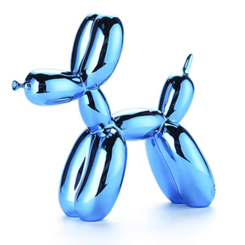 Статуэтка Jeff Koons Balloon Dog medium Blue Синий Статуэтка Jeff Koons Balloon Dog medium Blue Синий в Костроме | Loft Concept