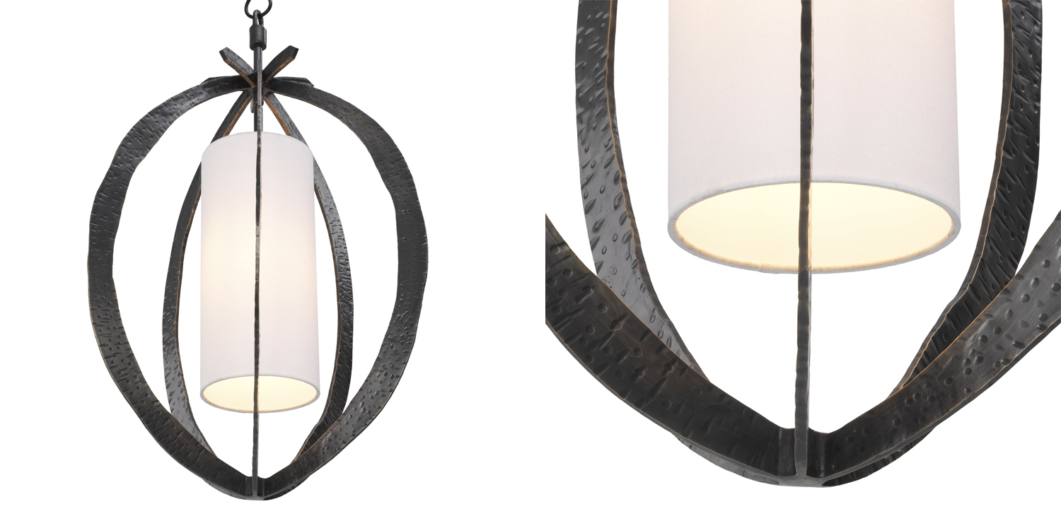 Подвесной светильник Eichholtz Chandelier Luciano bronze - фото №1