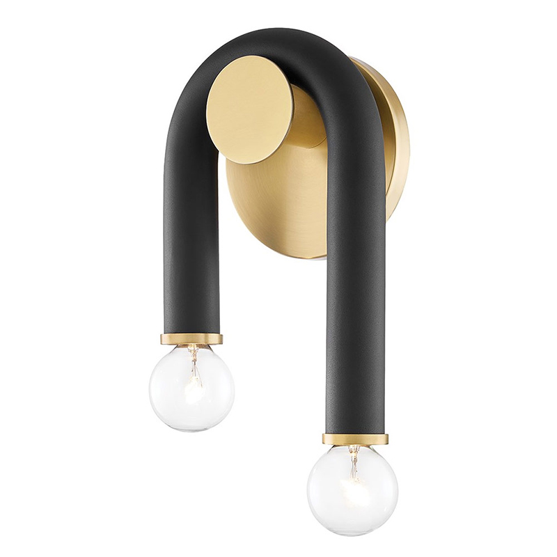 Бра Paulson floppy wall sconce gold Черный Золотой Бра Paulson floppy wall sconce gold Черный Золотой в Костроме | Loft Concept