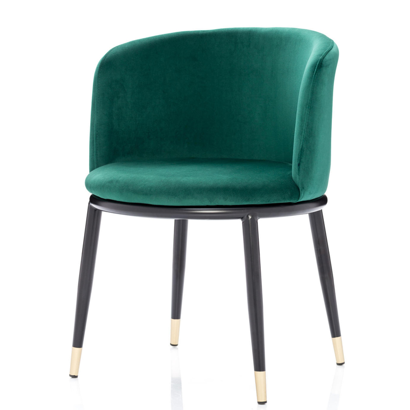 Стул Dining Chair Foucault Green Зеленый Черный Золотой Стул Dining Chair Foucault Green Зеленый Черный Золотой в Костроме | Loft Concept