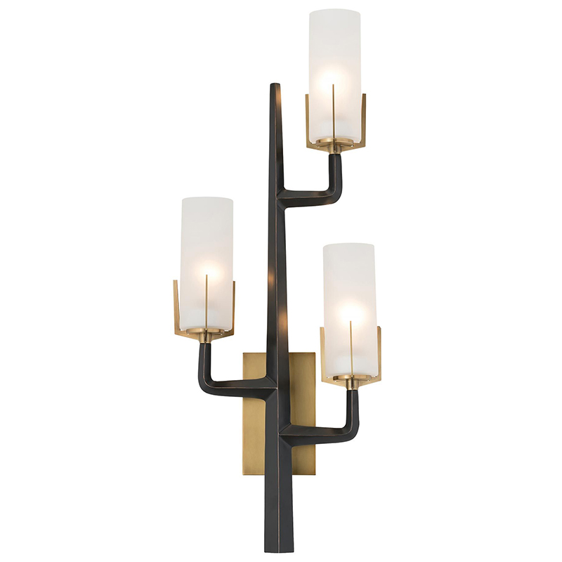 Бра Arteriors GRIFFIN SCONCE Черный Латунь Белый Бра Arteriors GRIFFIN SCONCE Черный Латунь Белый в Костроме | Loft Concept