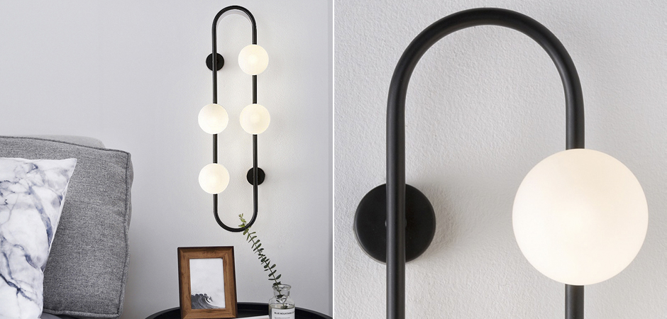 Бра HOOP WALL Lamp Black 4 Бра HOOP WALL Lamp Black 4 - Loft-Concept в Костроме