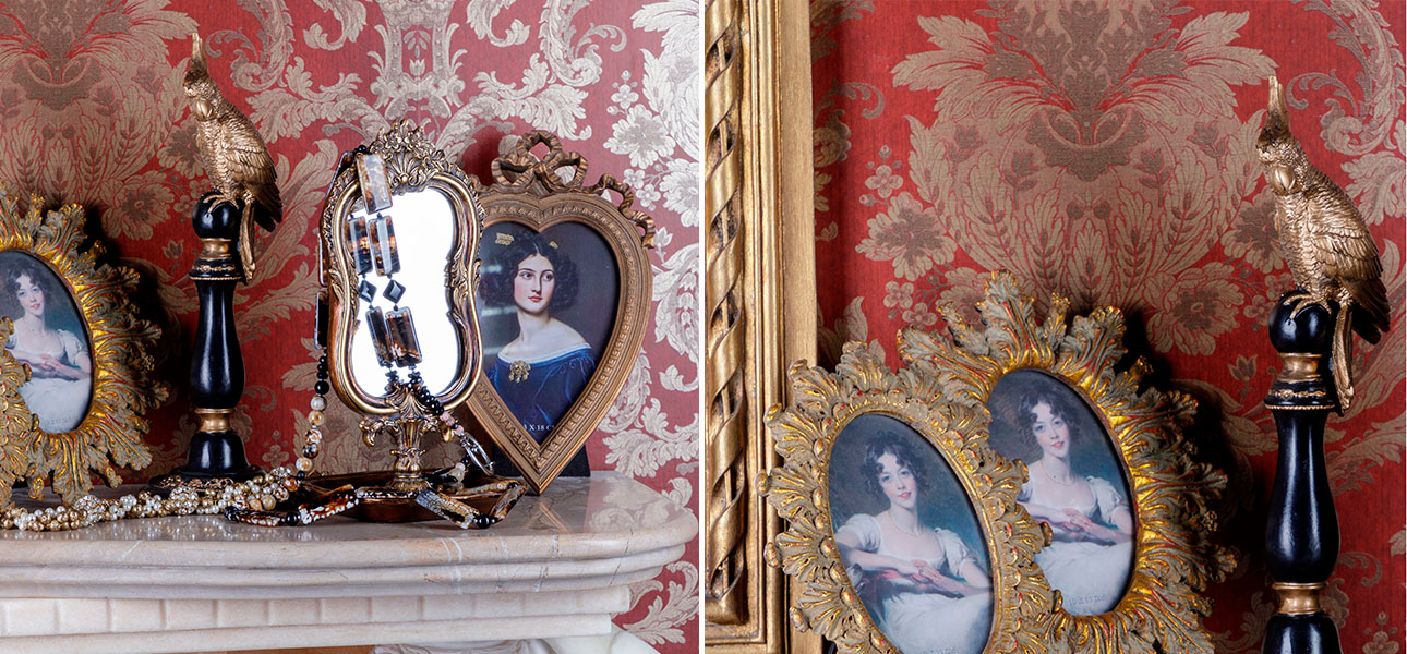 Статуэтка золотой попугай Parrot - фото