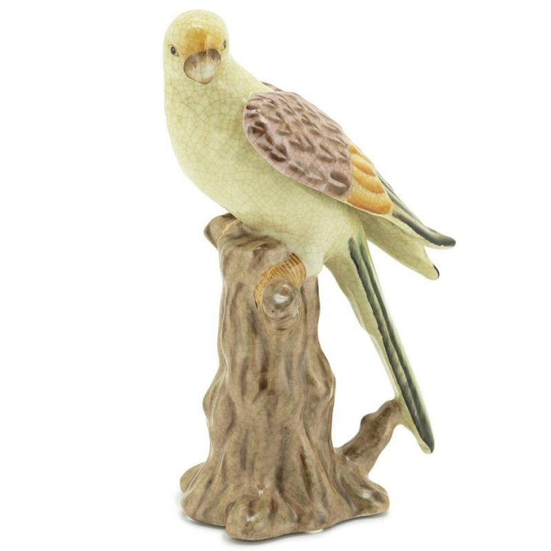 Статуэтка Parrot With Trunk Right Мульти Желтый Коричневый Статуэтка Parrot With Trunk Right Мульти Желтый Коричневый в Костроме | Loft Concept
