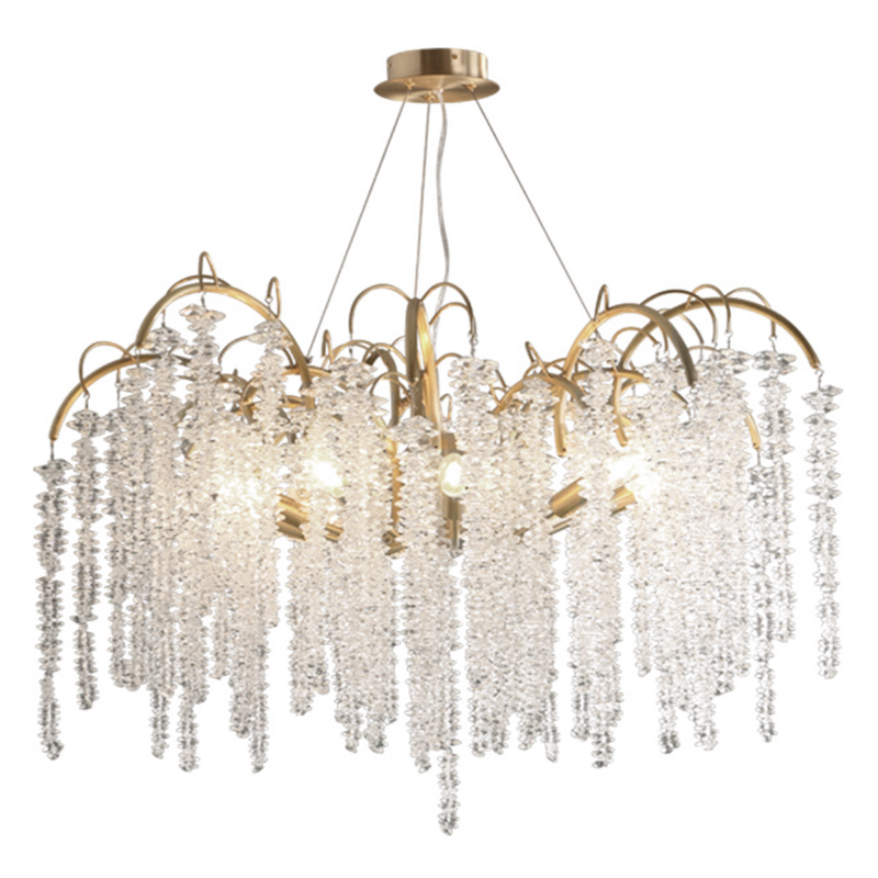 Люстра Orabel Chandelier Золотой Прозрачный (Transparent) Люстра Orabel Chandelier Золотой Прозрачный (Transparent) в Костроме | Loft Concept