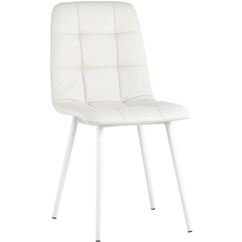 Стул NANCY S Chair Белая Экокожа Белый Стул NANCY S Chair Белая Экокожа Белый в Костроме | Loft Concept