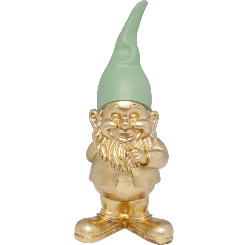 Статуэтка Golden Standing Gnome Золотой Статуэтка Golden Standing Gnome Золотой в Костроме | Loft Concept