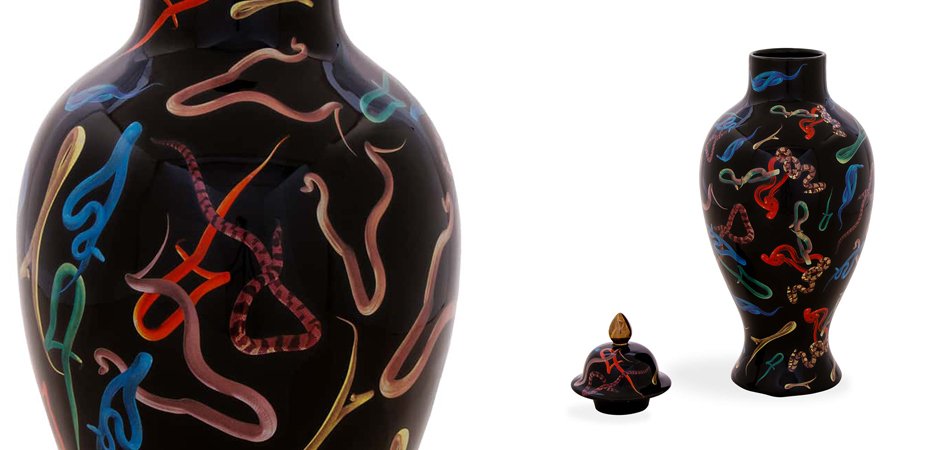 Ваза Seletti Vase Snakes Toiletpaper Ваза Seletti Vase Snakes Toiletpaper - Loft-Concept в Костроме