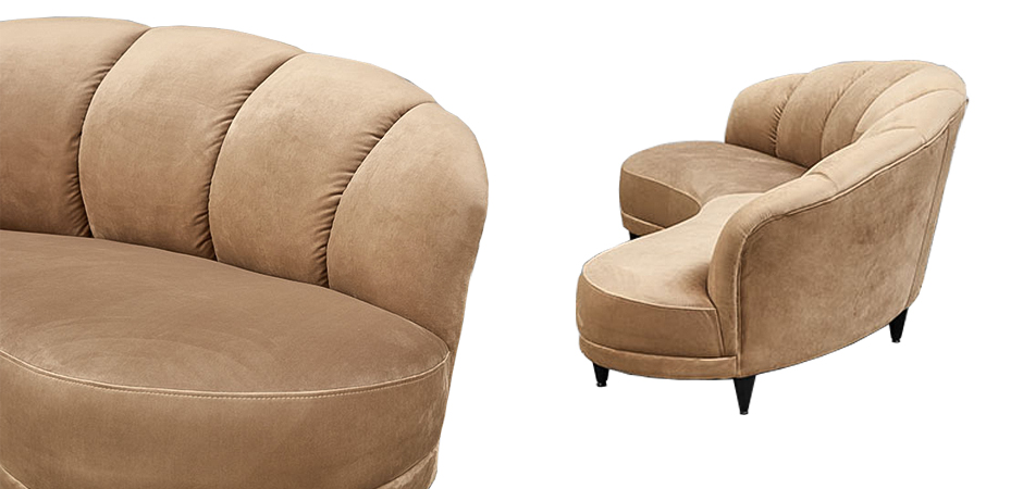 Диван Vanilla Croissant Sofa Диван Vanilla Croissant Sofa - Loft-Concept в Костроме
