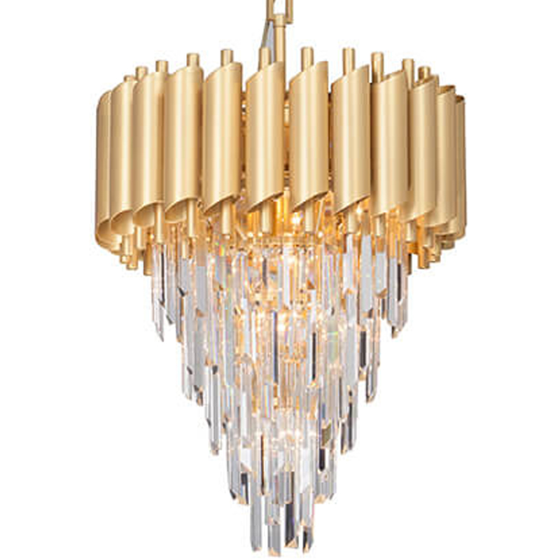 Empire Gold Chandelier Crystal D 50 Глянцевое золото Empire Gold Chandelier Crystal D 50 Глянцевое золото в Костроме | Loft Concept