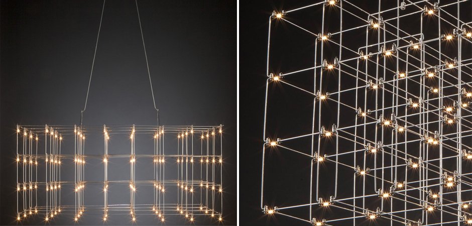 Люстра Quasar Cosmos Square LED pendant light Люстра Quasar Cosmos Square LED pendant light - Loft-Concept в Костроме