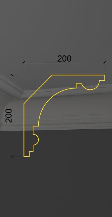 Гладкий карниз KT-26 Гладкий карниз KT-26 в Костроме