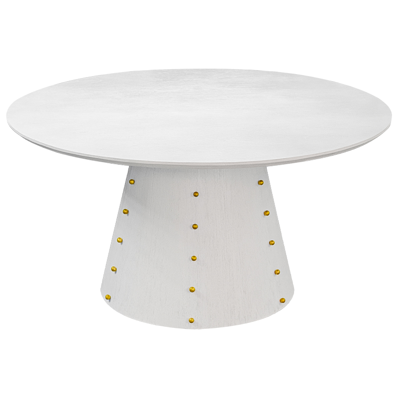 Las Vegas Table White Burl Обеденный Стол ivory ( слоновая кость ) Золотой Las Vegas Table White Burl Обеденный Стол ivory ( слоновая кость ) Золотой в Костроме | Loft Concept