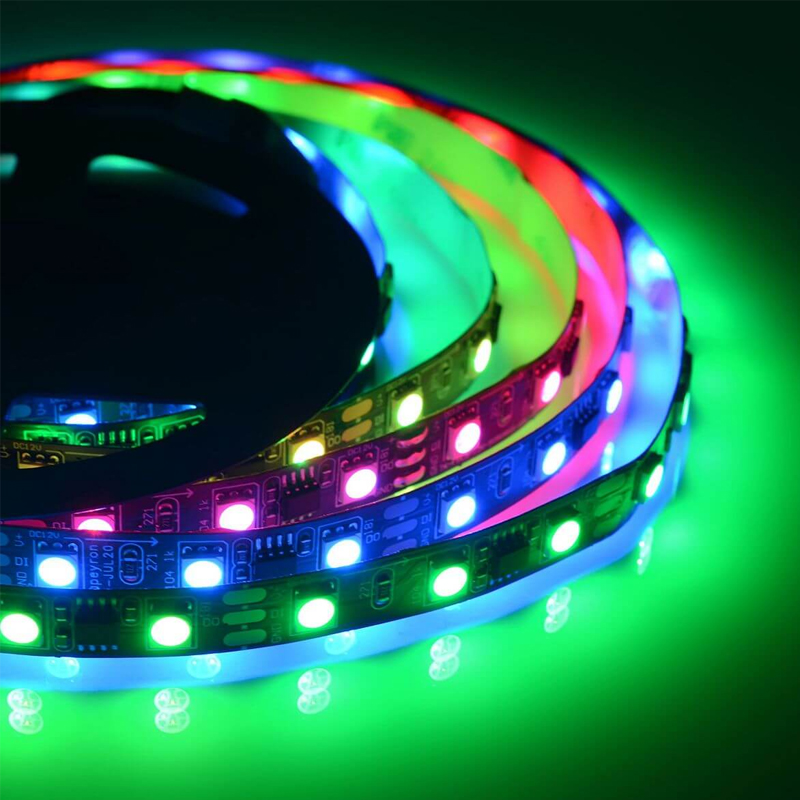 Комплект светодиодной ленты 14,4W/m 60Led/m 5050SMD разноцветный 2M Белый Комплект светодиодной ленты 14,4W/m 60Led/m 5050SMD разноцветный 2M Белый в Костроме | Loft Concept