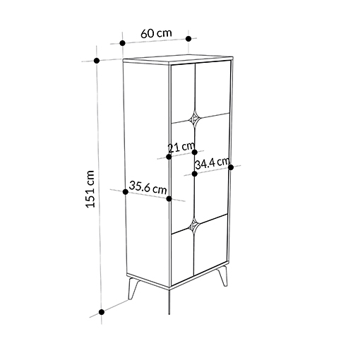 Комод белый с 4-мя дверцами на металлических ножках SPARK MULTIPURPOSE CABINET WHITE Комод белый с 4-мя дверцами на металлических ножках SPARK MULTIPURPOSE CABINET WHITE в Костроме