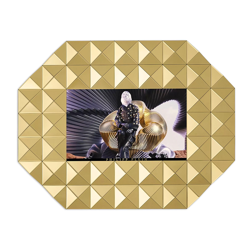 Экран Philipp Plein GOLD STUD NFT L 43 дюйма Золотой Зеркало Экран Philipp Plein GOLD STUD NFT L 43 дюйма Золотой Зеркало в Костроме | Loft Concept