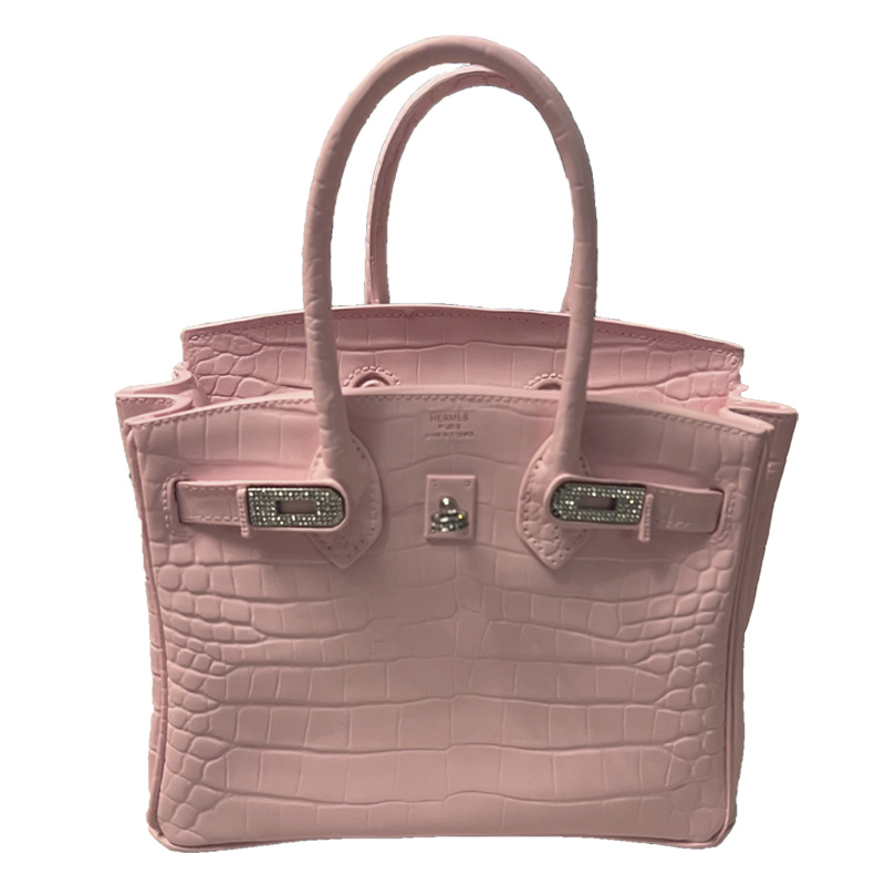 Декоративная ваза в виде сумки Birkin Bag Vase Pink Розовый Декоративная ваза в виде сумки Birkin Bag Vase Pink Розовый в Костроме | Loft Concept
