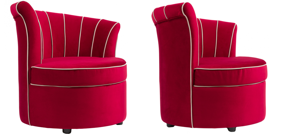 Кресло Curly Backrest Red Кресло Curly Backrest Red - Loft-Concept в Костроме