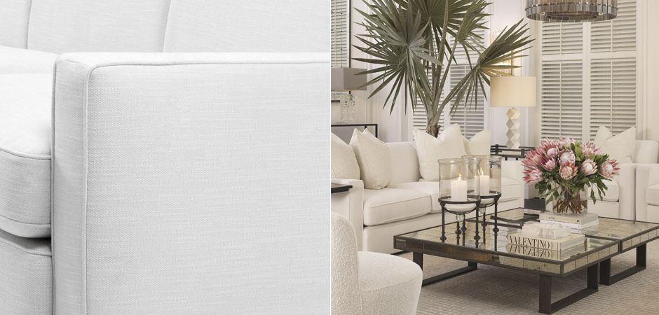 Диван Eichholtz Sofa Edmond white - фото №1