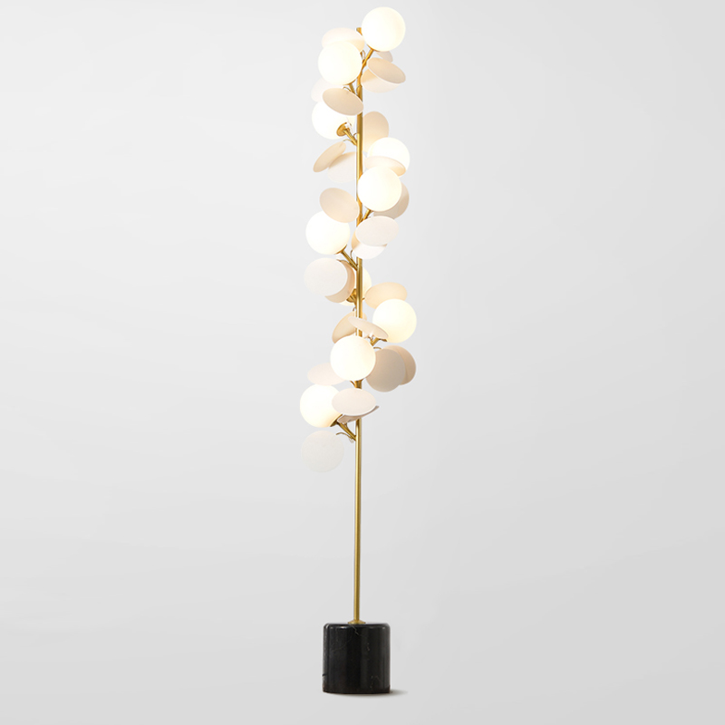Торшер MATISSE Floor Lamp Белое матовое стекло Золотой Черный Белый Мокко Торшер MATISSE Floor Lamp Белое матовое стекло Золотой Черный Белый Мокко в Костроме | Loft Concept