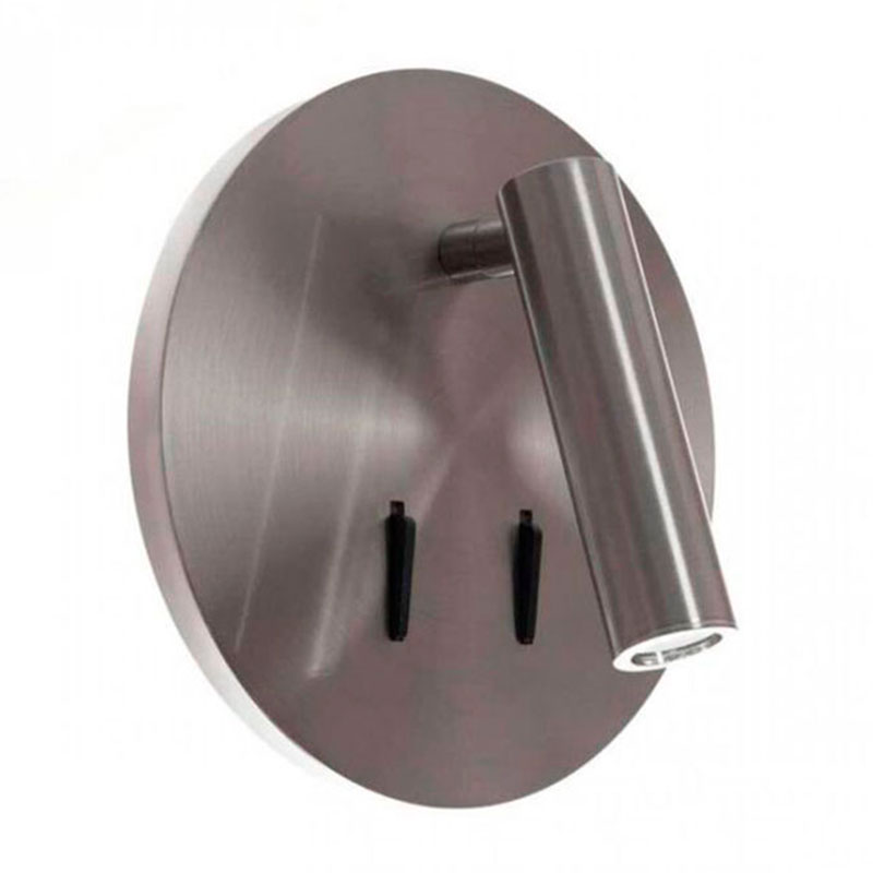 Бра Chelsom WALL LED DOCK Silver Round Серебряный Бра Chelsom WALL LED DOCK Silver Round Серебряный в Костроме | Loft Concept