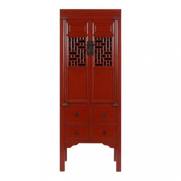 Шкаф Chinese Prison Red Красный Шкаф Chinese Prison Red Красный в Костроме | Loft Concept