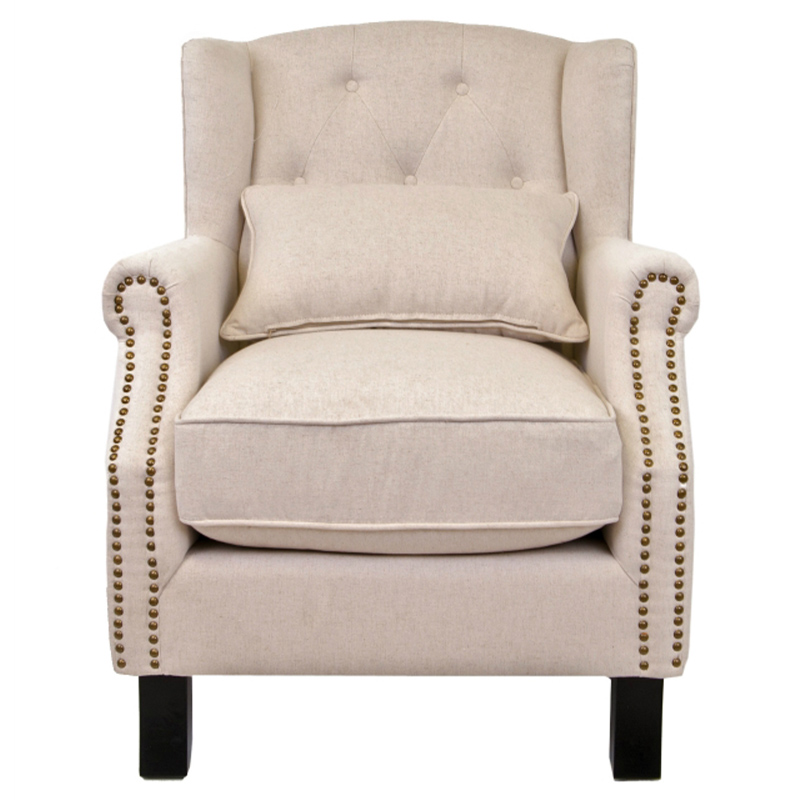 Кресло Henry Armchair beige flax Бежевый Кресло Henry Armchair beige flax Бежевый в Костроме | Loft Concept
