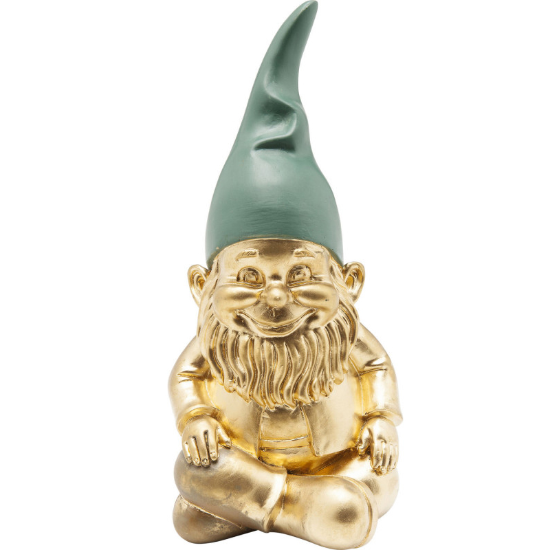 Статуэтка Golden Sitting Gnome Золотой Статуэтка Golden Sitting Gnome Золотой в Костроме | Loft Concept