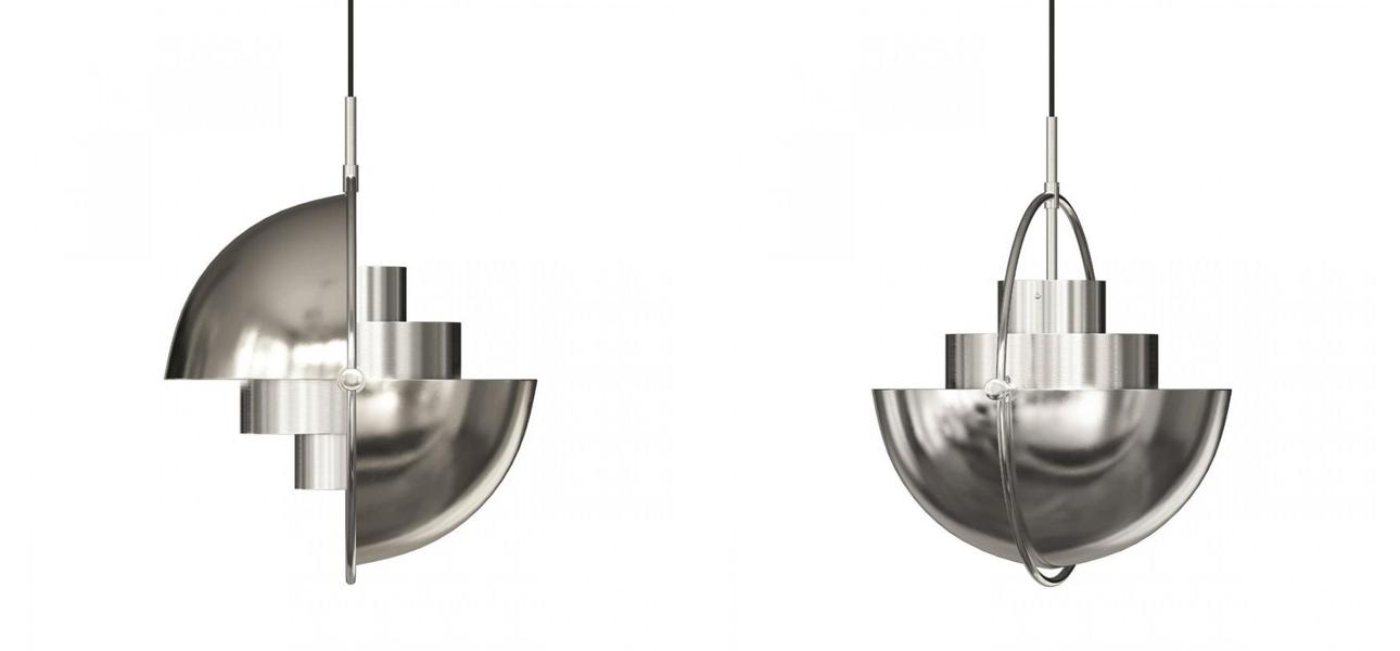 Подвесной светильник Louis Weisdorff Silver диаметр 38 - фото