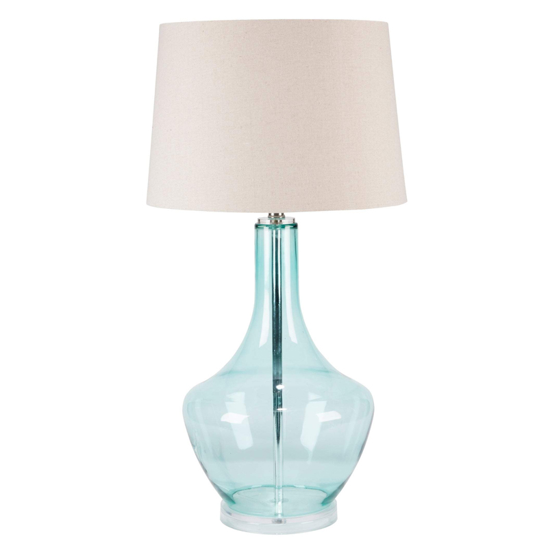 Настольная лампа Fantina Table lamp blue Белый Светло-голубой Настольная лампа Fantina Table lamp blue Белый Светло-голубой в Костроме | Loft Concept