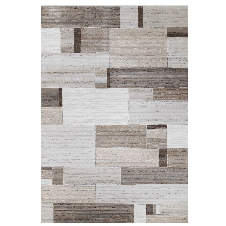 Ковёр синтетический Geometry Tile Бежево-серый Коричневый Ковёр синтетический Geometry Tile Бежево-серый Коричневый в Костроме | Loft Concept